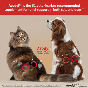 Azodyl Small Capsules - Renal Support Supplement for Cats and Dogs