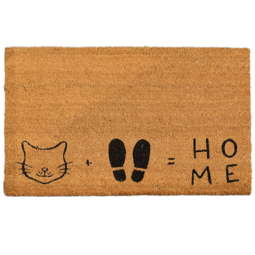 4 Cats & Dogs Cat + Feet Home Rectangular Entrance Mat