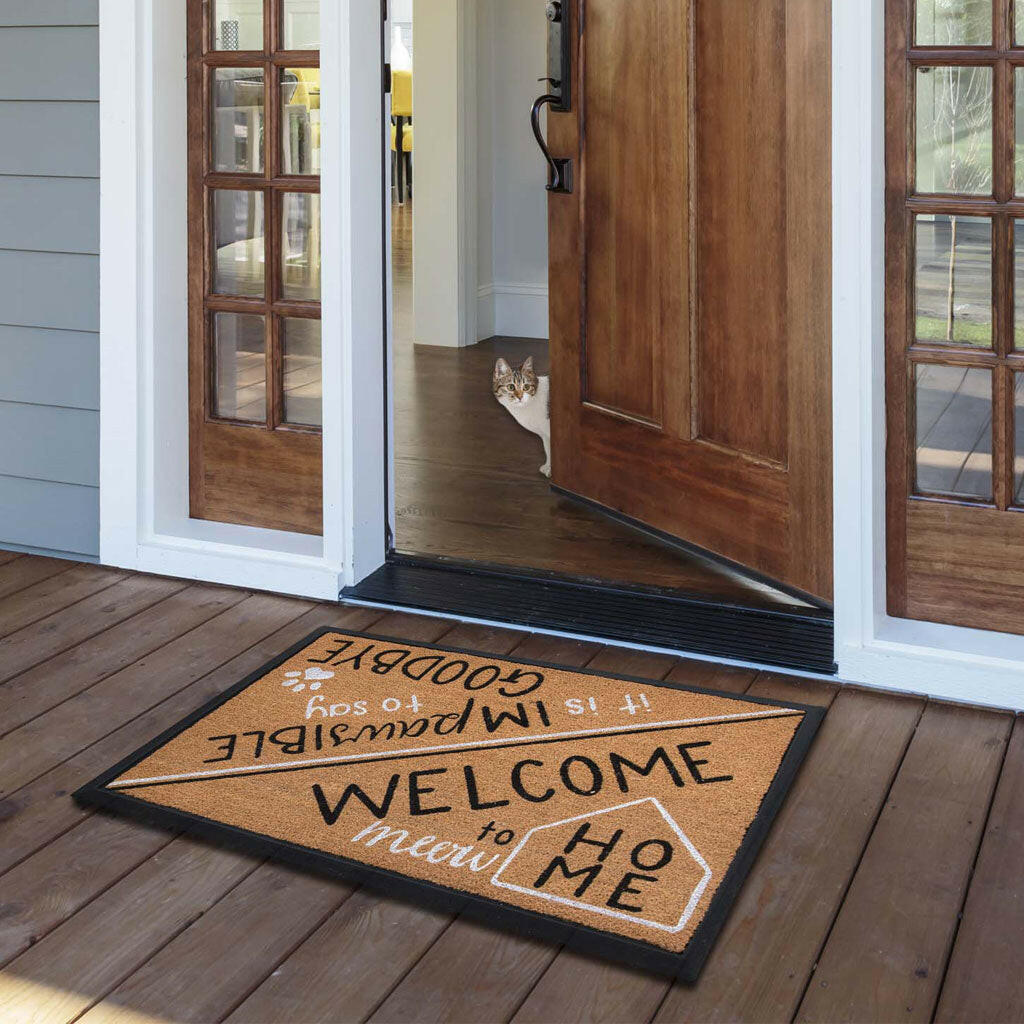 4 Cats & Dogs Meowtini Home Rectangular Entrance Mat