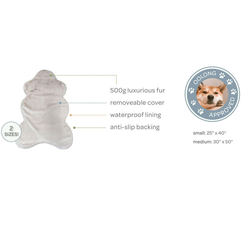 4 Cats & Dogs Pixie Hide Shape Pet Bed, Small