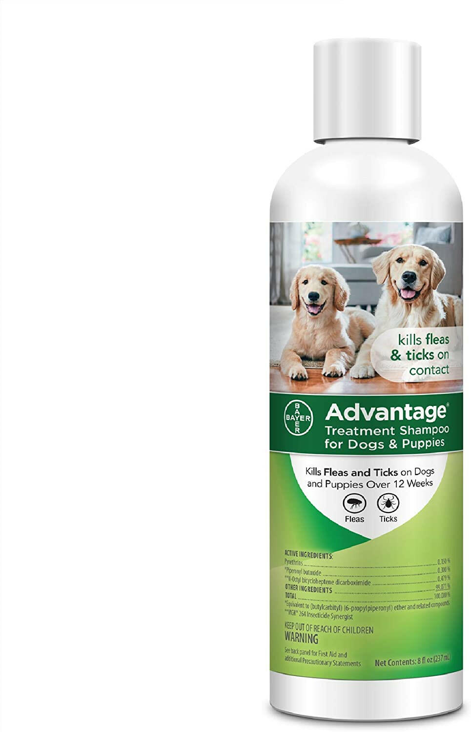 Advantage Flea & Tick Treatment Shampoo for Dogs & Puppies