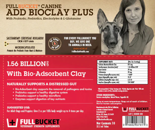 Fullbucket Canine ADD BioClay Plus (single tube)