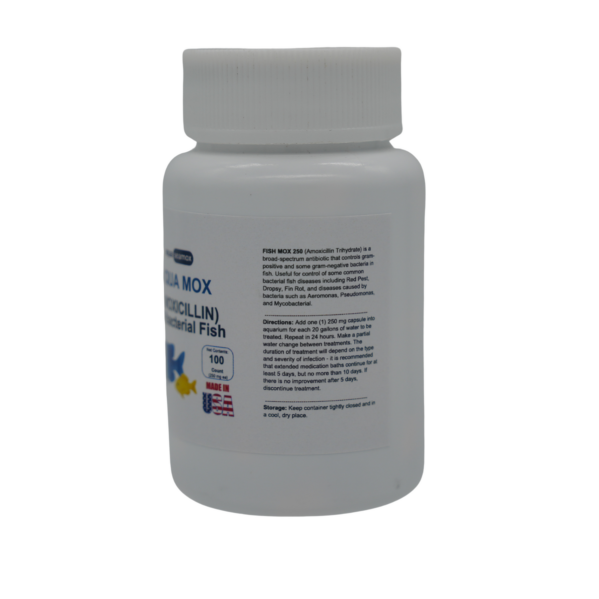 Fish Mox 250mg 100-Capsules - Happy Minutes Easy Shopping