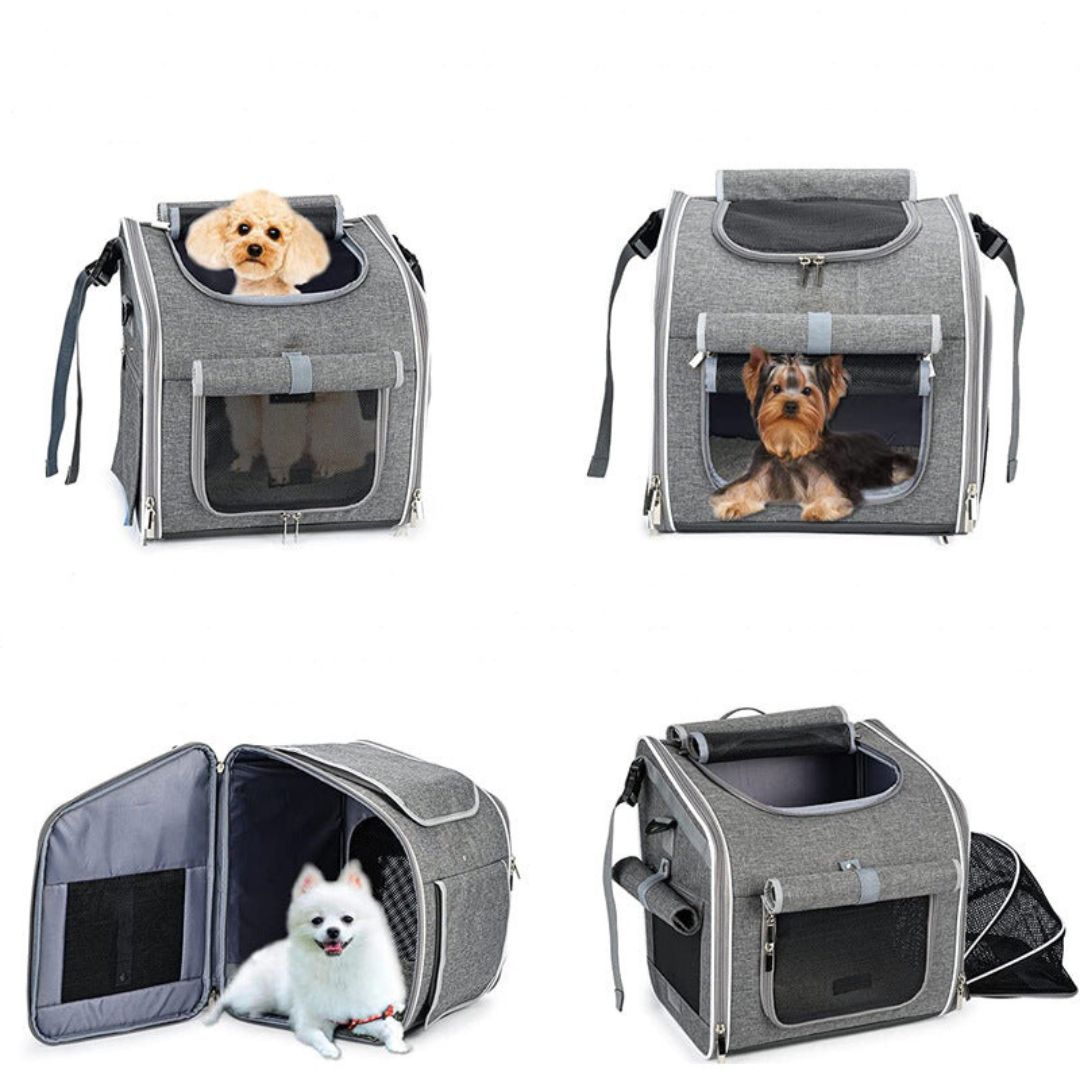 3in1 dog transport bag for bicycles