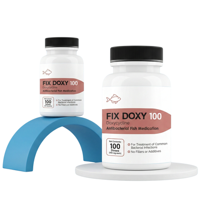 Fish Doxy (Doxycycline) 100 mg 100 Capsules Fish Antibiotics - 2 Pack