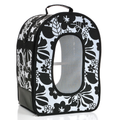 A & E Cages Happy Beaks Soft Sided Voyager Bird Carrier, Black, Small
