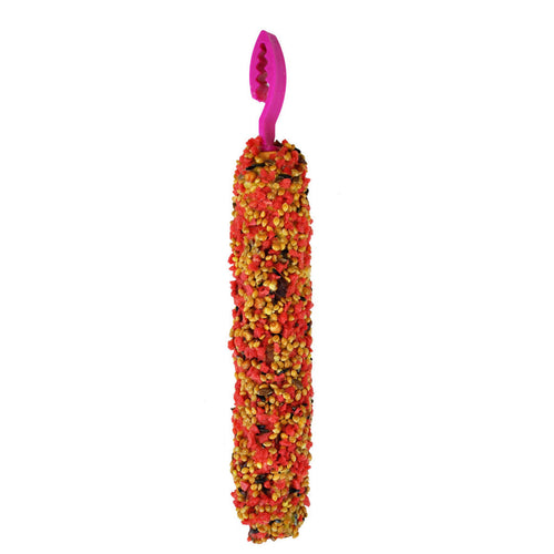 A & E Cages Smakers Snack Strawberry Treat Stick for Parakeets, 2-count