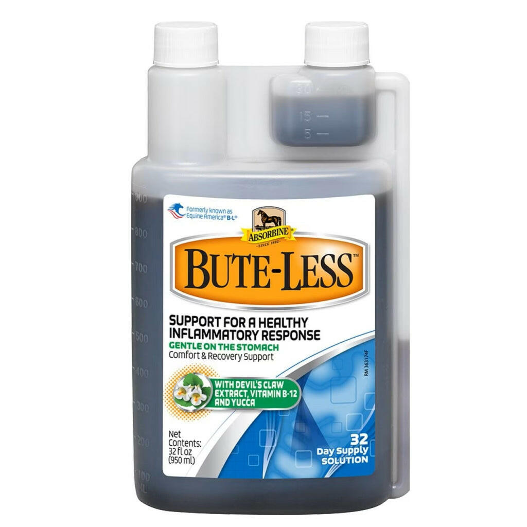 Absorbine Bute-Less Comfort & Recovery Solution Supplement for Horses