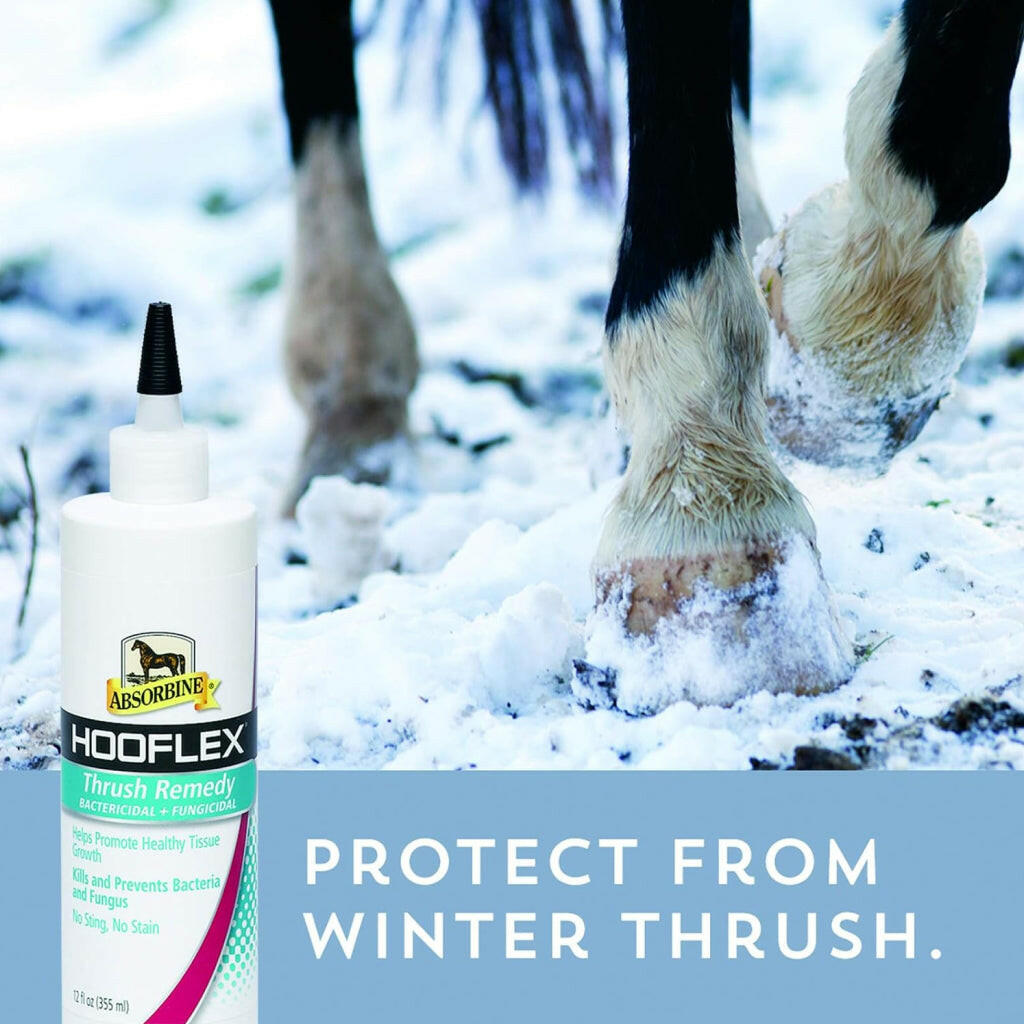 Absorbine Hooflex Bactericidal & Fungicidal Thrush Remedy for Horses 12 oz