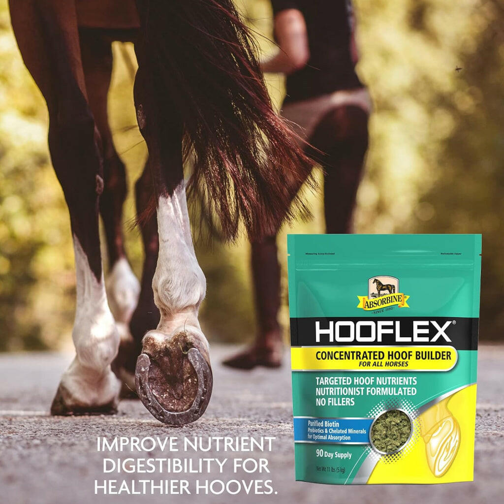 Absorbine Hooflex Concentrated Hoof Builder Pellet Supplement for Horses