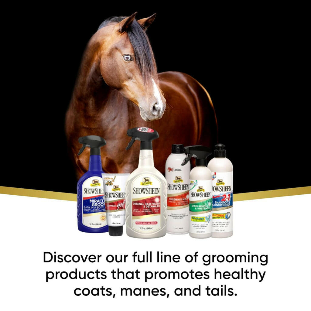 Absorbine Showsheen 2-in-1 Shampoo & Conditioner for Horses (20 oz)