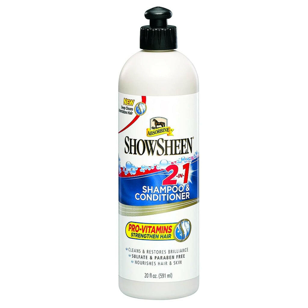 Absorbine Showsheen 2-in-1 Shampoo & Conditioner for Horses (20 oz)