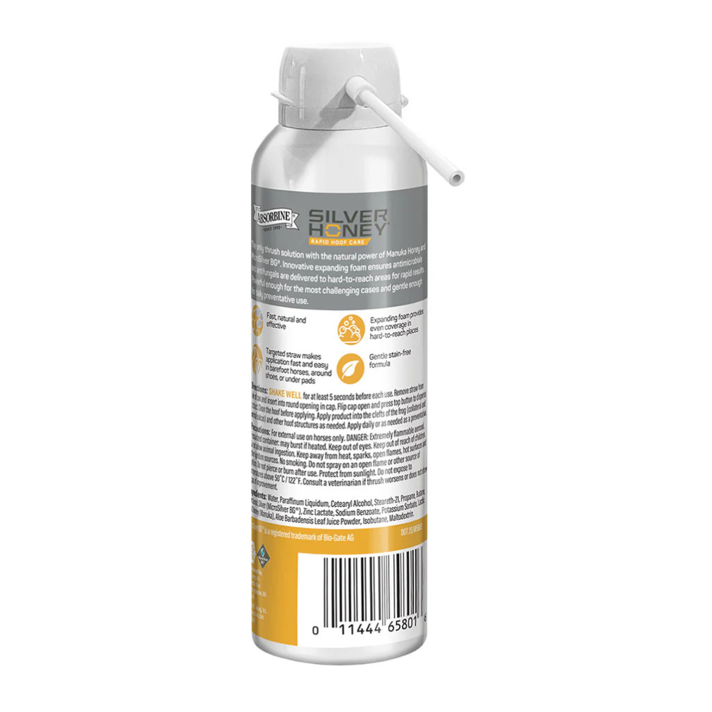Absorbine Silver Honey Rapid Hoof Care Thrush Foam (200 ml)