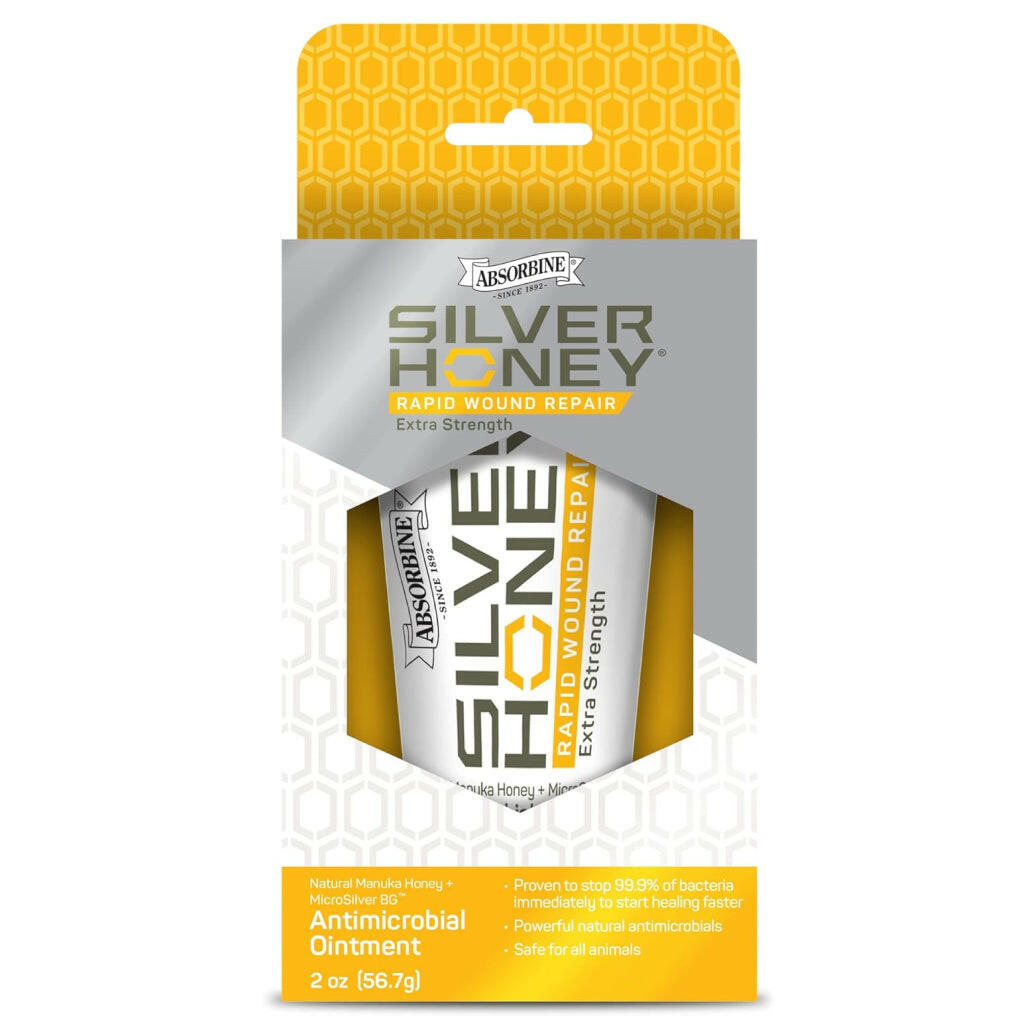 Absorbine Silver Honey Rapid Wound Repair Ointment for Pets 2 oz