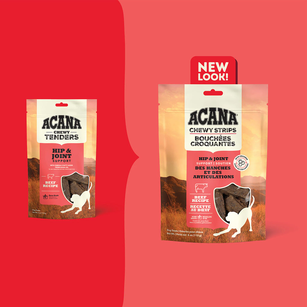 ACANA Chewy Strips Dog Treats, 4-oz