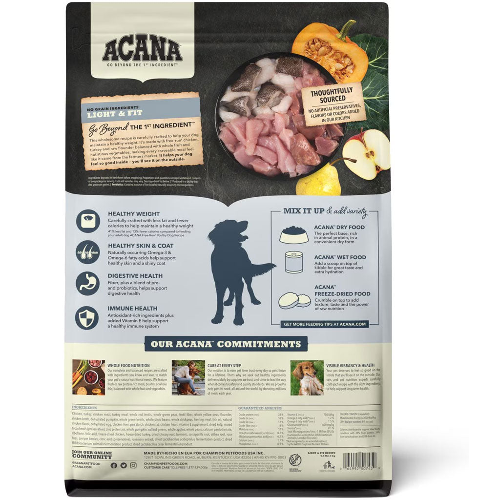 ACANA Light & Fit Grain-Free Dry Dog Food