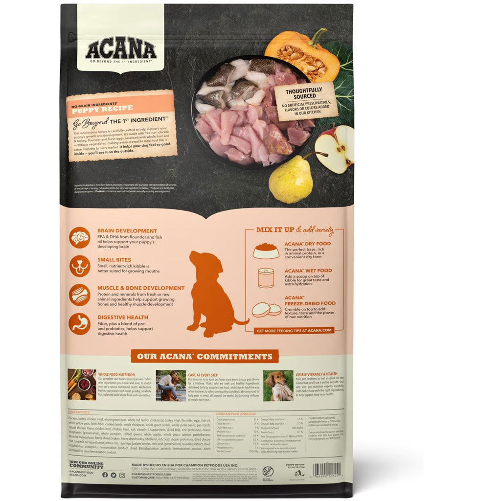 ACANA Puppy Grain-Free Dry Dog Food