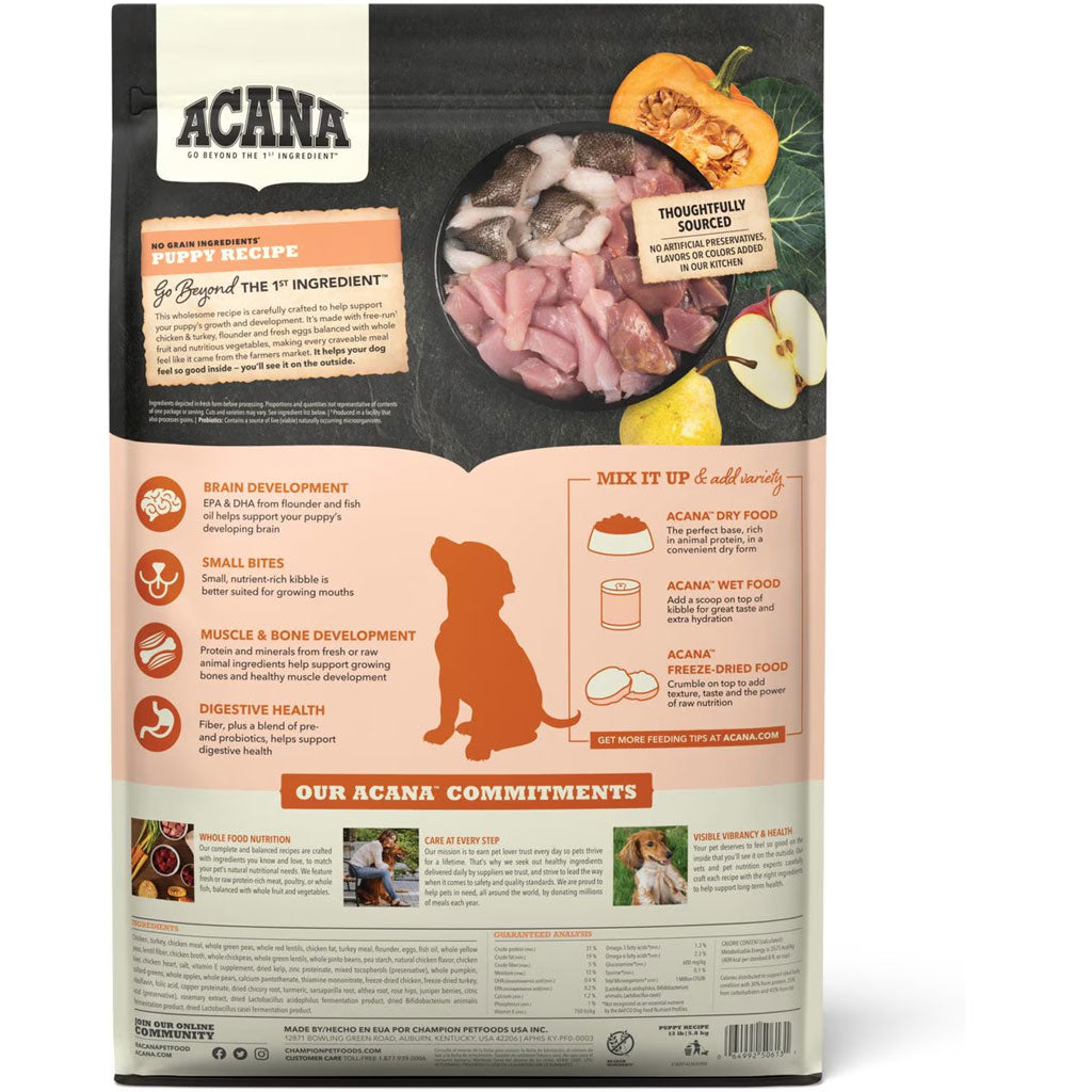 ACANA Puppy Grain-Free Dry Dog Food