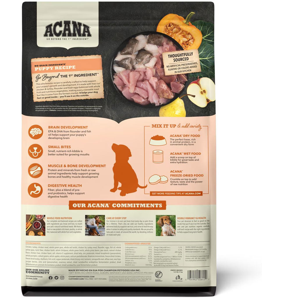 ACANA Puppy Grain-Free Dry Dog Food