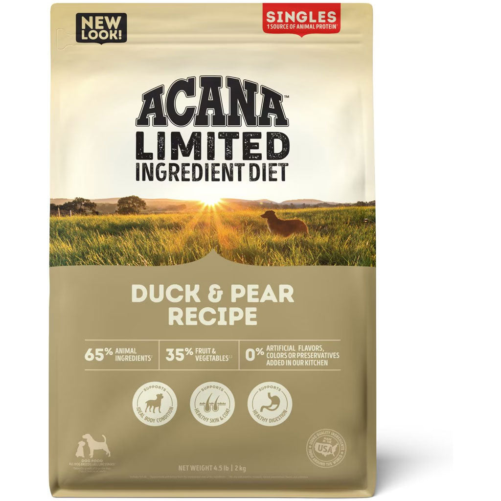 ACANA Singles Limited Ingredient Duck & Pear Grain-Free High-Protein Dry Dog Food