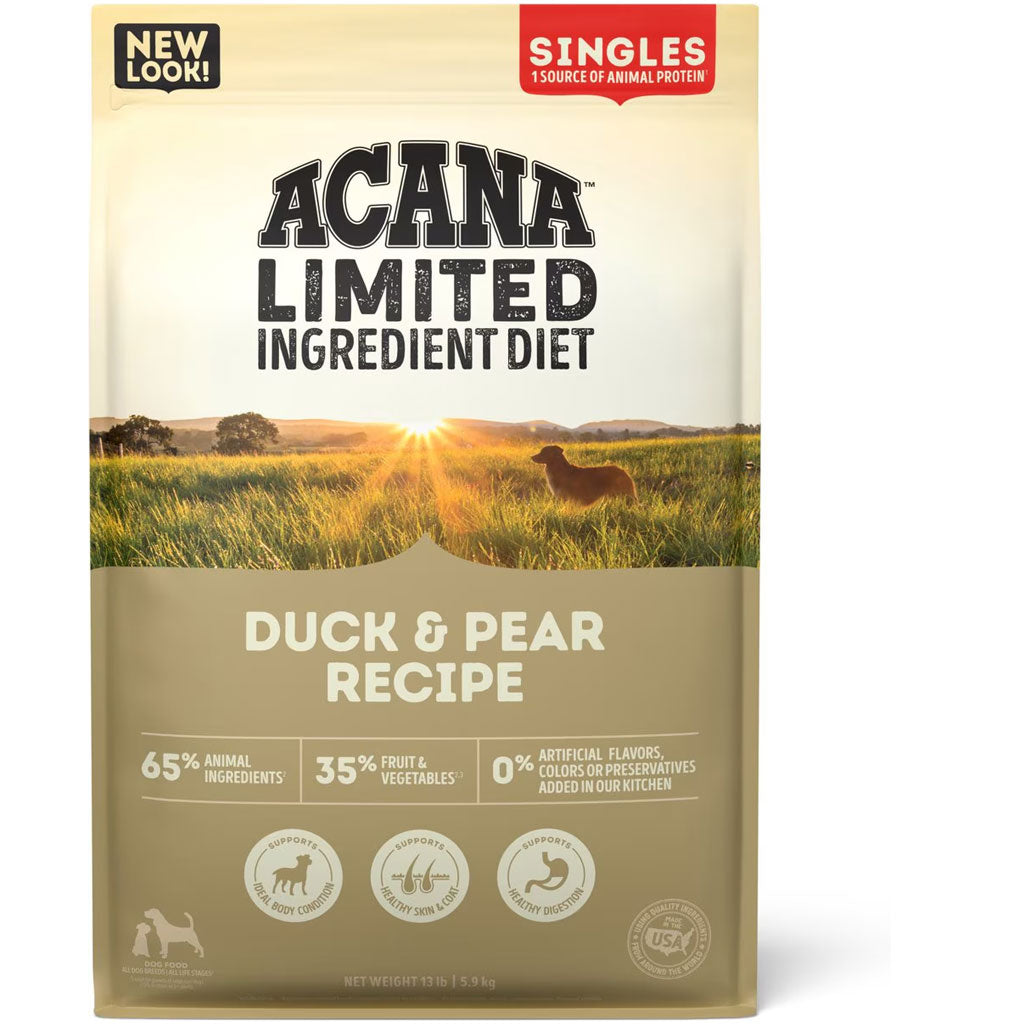 ACANA Singles Limited Ingredient Duck & Pear Grain-Free High-Protein Dry Dog Food