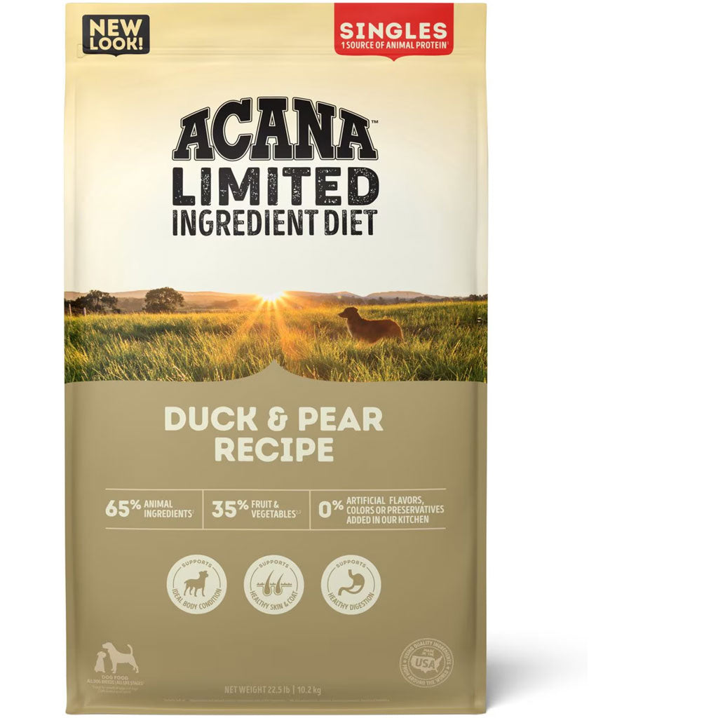 ACANA Singles Limited Ingredient Duck & Pear Grain-Free High-Protein Dry Dog Food