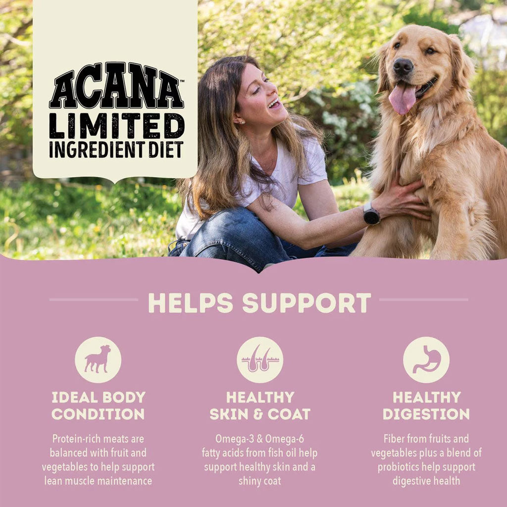 ACANA Singles Limited Ingredient Lamb & Apple Grain-Free High-Protein Dry Dog Food