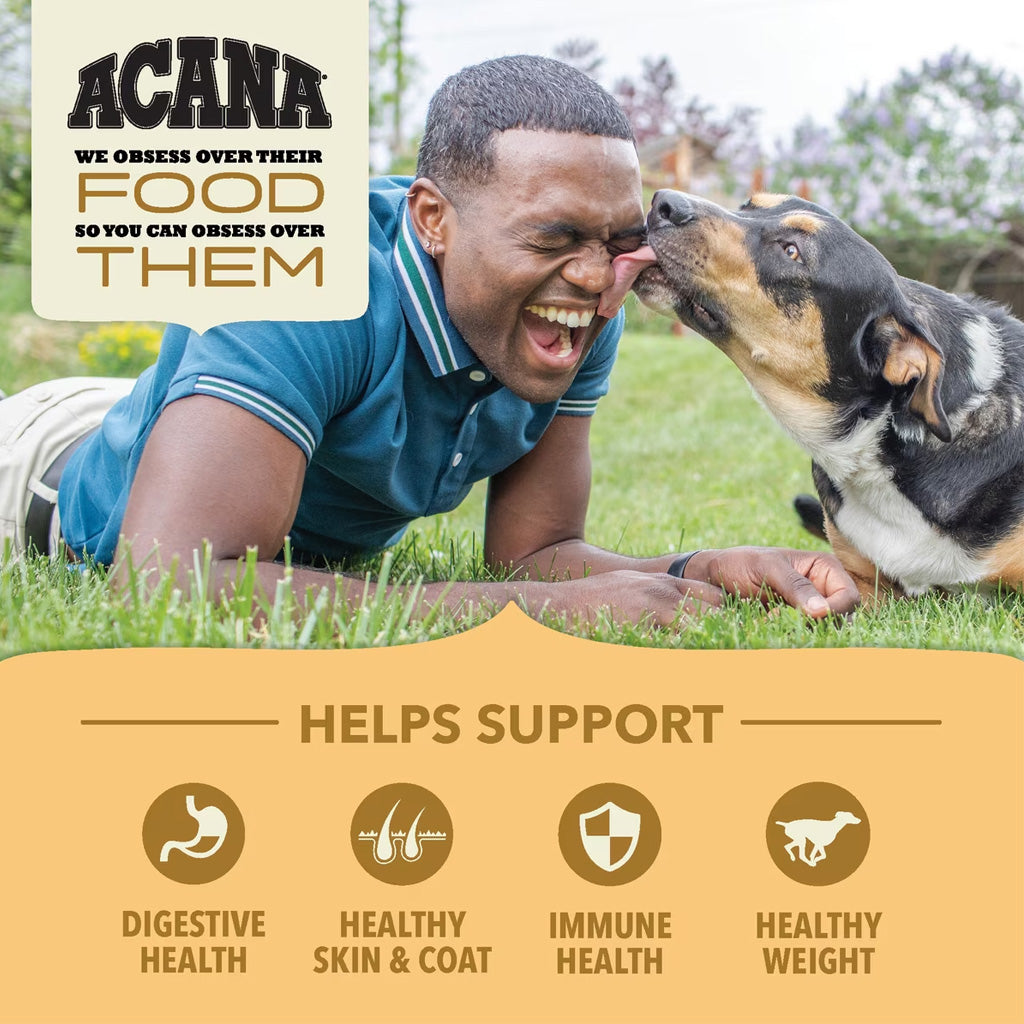 ACANA Wholesome Grains Free-Run Poultry + Grains Dry Dog Food, 4-lb