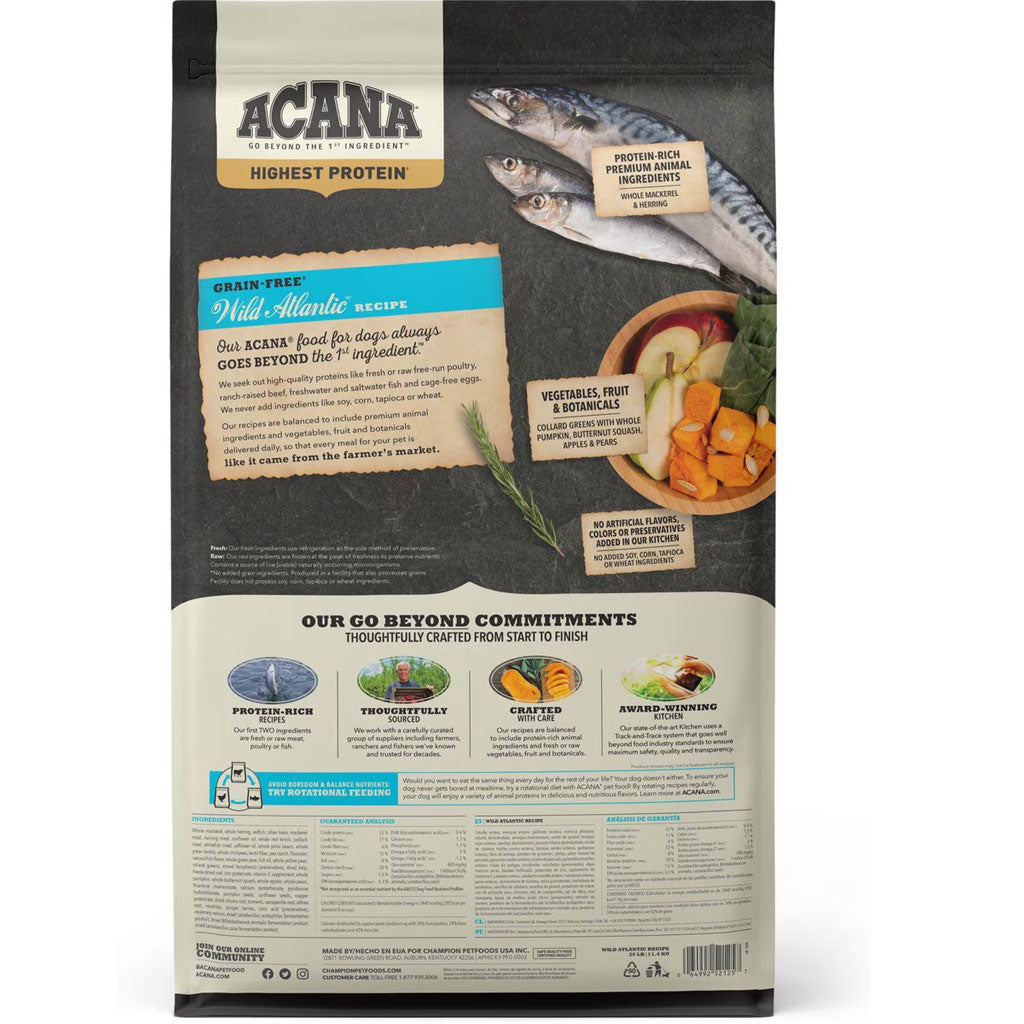 ACANA Wild Atlantic Highest Protein Grain-Free Dry Dog Food