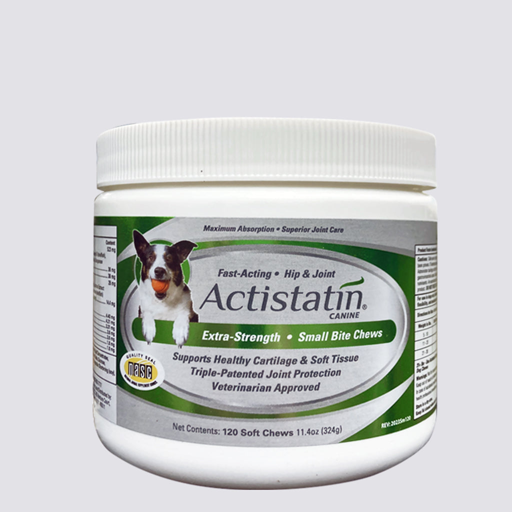 Actistatin Canine Extra-Strength Hip & Joint Small Bite Soft Chews for Small Dogs (120 ct)