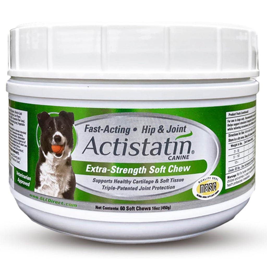 Actistatin Canine Extra-Strength Hip & Joint Soft Chews for Dogs