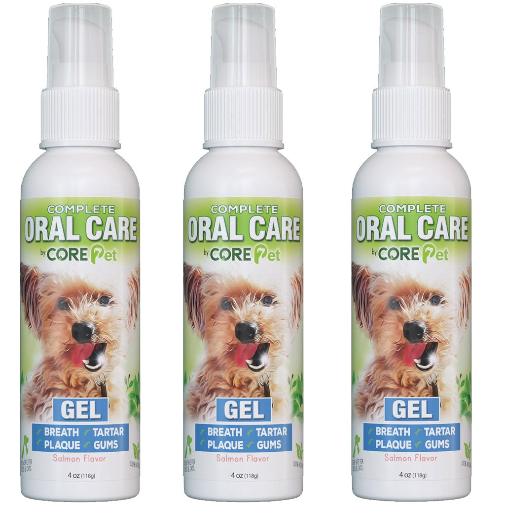 Adore Pet Oral Care Gel for Dogs & Cats - Salmon Flavor, 4-oz