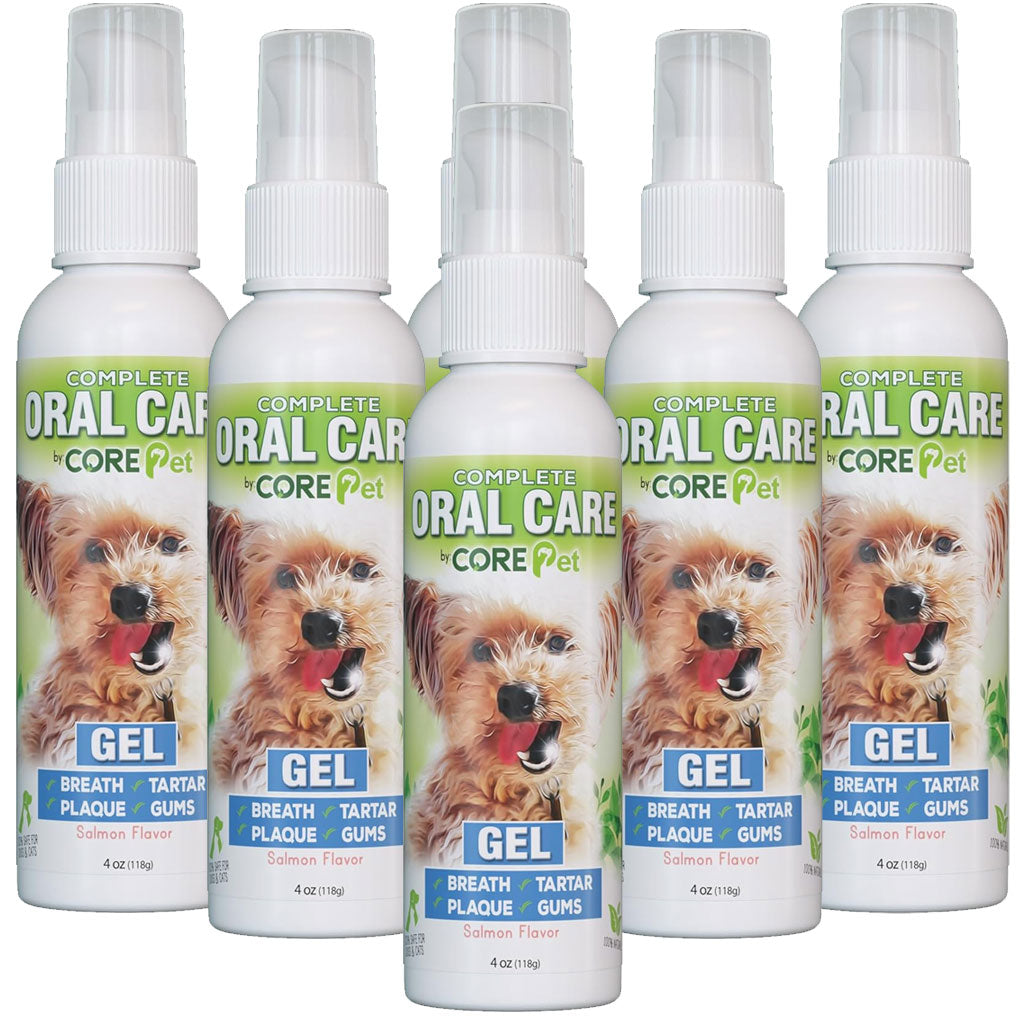 Adore Pet Oral Care Gel for Dogs & Cats - Salmon Flavor, 4-oz