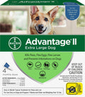 Advantage II Flea Control for Extra Large Dogs (Over 55 lbs) Blue Box