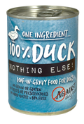 Against the Grain Nothing Else! Duck Recipe Limited Ingredient Diet Wet Dog Food, 11-oz can, case of 12