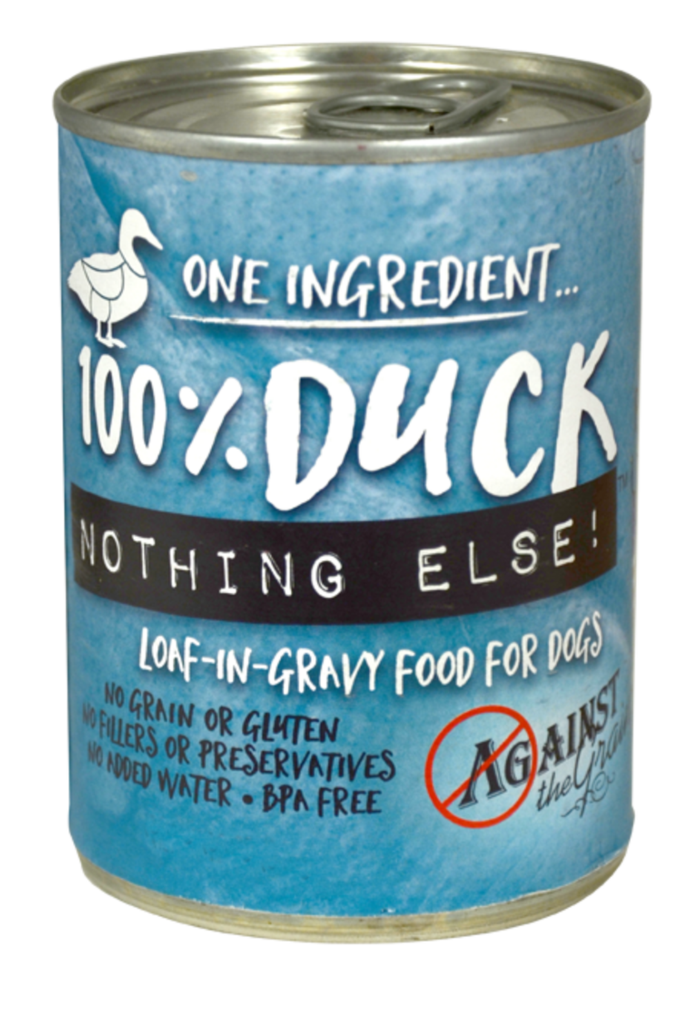 Against the Grain Nothing Else! Duck Recipe Limited Ingredient Diet Wet Dog Food, 11-oz can, case of 12