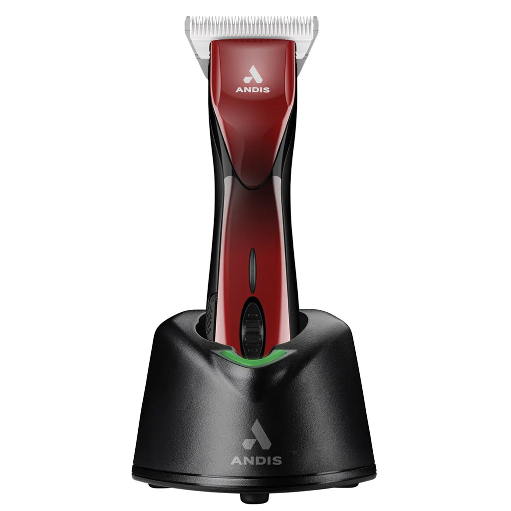 Andis DBLV-2-Pulse ZRA II 5-Speed Cordless Detachable Blade w/ CE 30w Wide Blade, Red