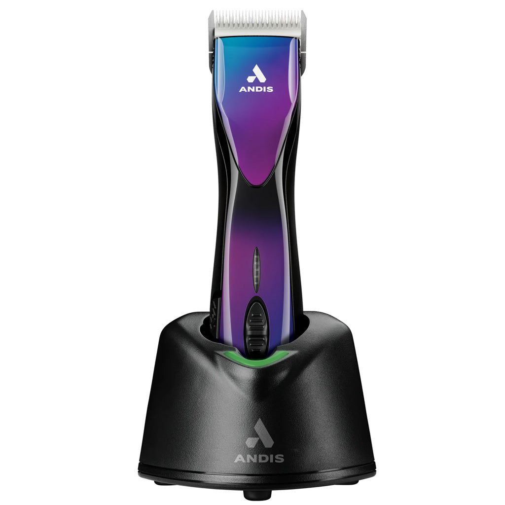 Andis Pulse ZR II 5-Speed Cordless Detachable Blade w/ CE 10 Blade, Purple Galaxy