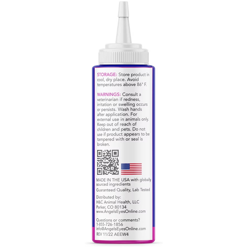 Angel's Eyes Multi-Purpose Sterile Dogs & Cat Eye Wash, 4-fl oz