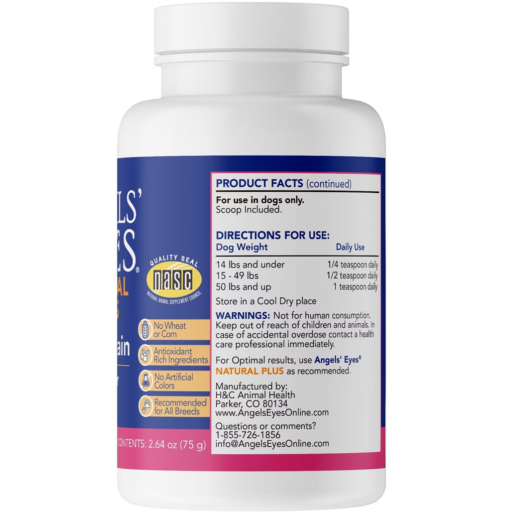 Angel's Eyes Natural Plus Powder Supplement for Dogs