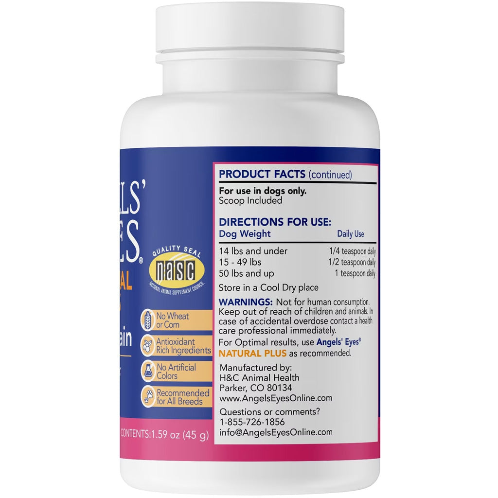 Angel's Eyes Natural Plus Powder Supplement for Dogs