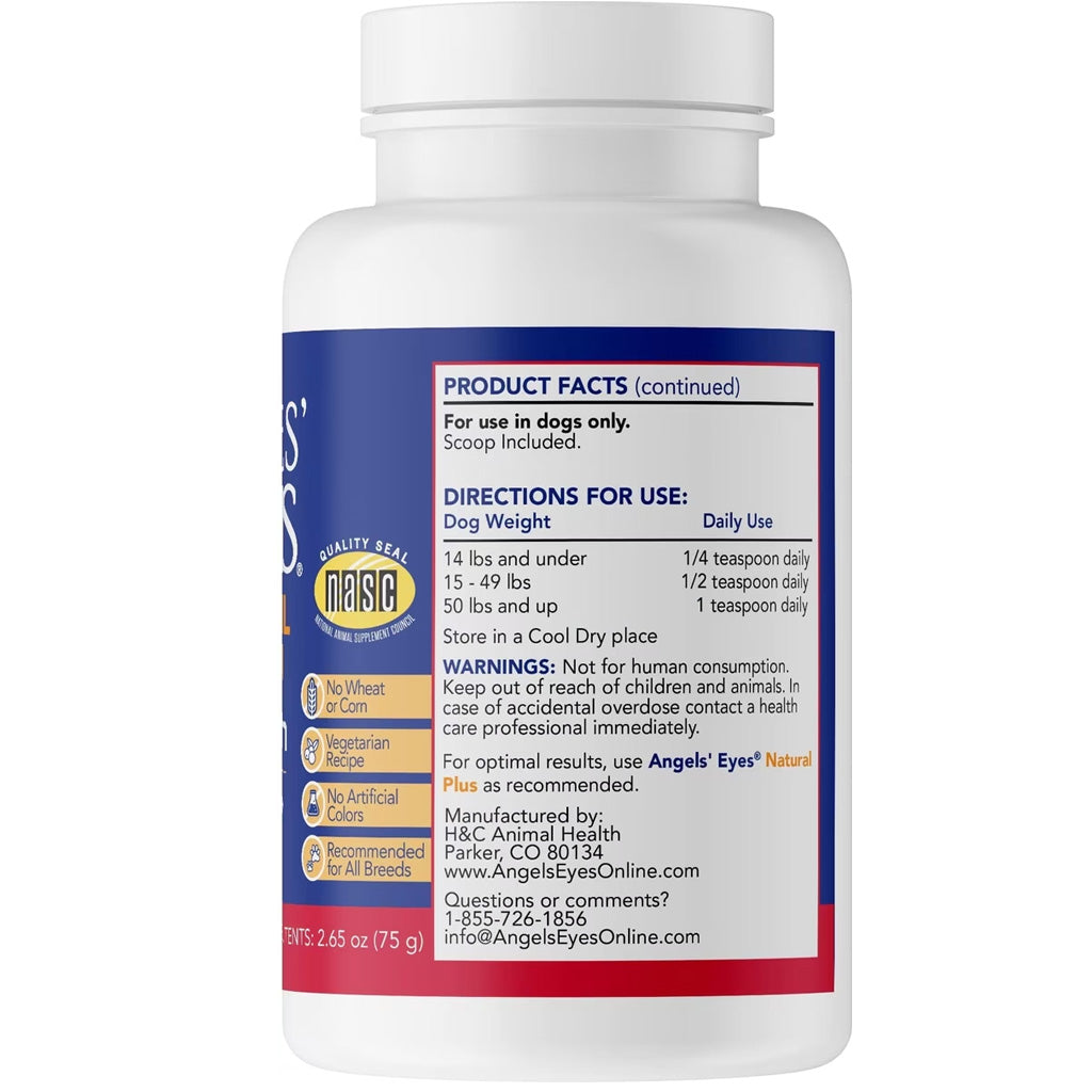 Angel's Eyes Natural Plus Powder Supplement for Dogs