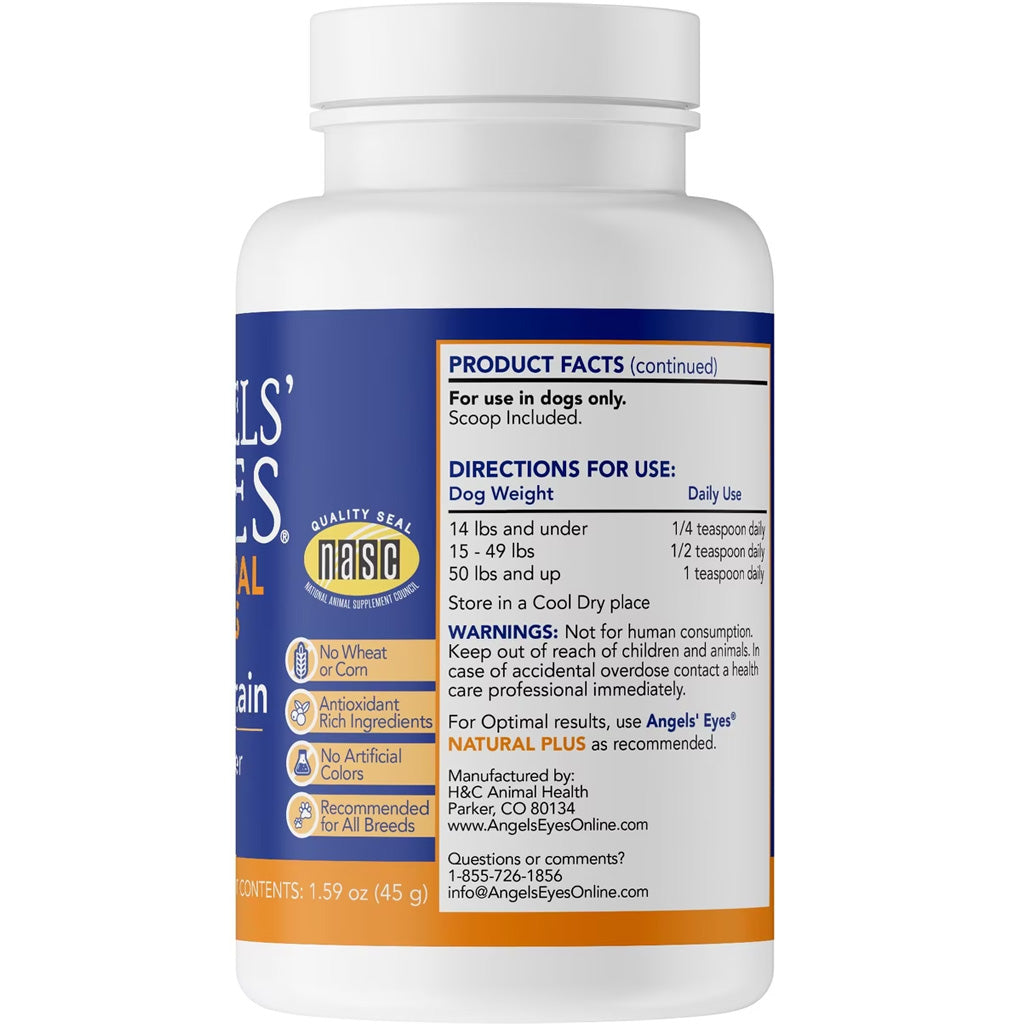 Angel's Eyes Natural Plus Powder Supplement for Dogs