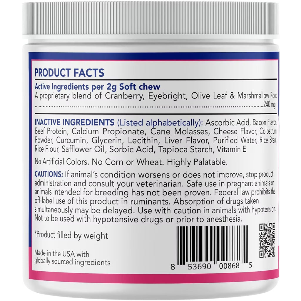 Angel's Eyes Natural Plus Soft Chews Tear Stain Supplement for Dogs