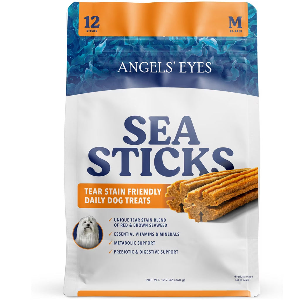Angel's Eyes Sea Sticks Tear Stain Friendly Adult Crunchy Dog Treats