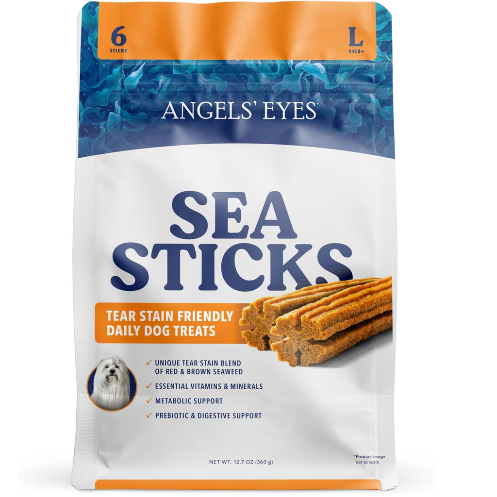 Angel's Eyes Sea Sticks Tear Stain Friendly Adult Crunchy Dog Treats