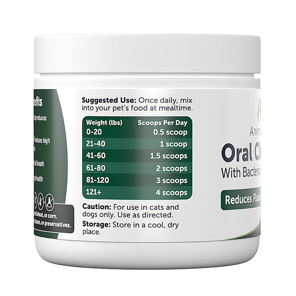 Animal Biome Oral Cleanse with Bacteriophages for Cats and Dogs, 60-g