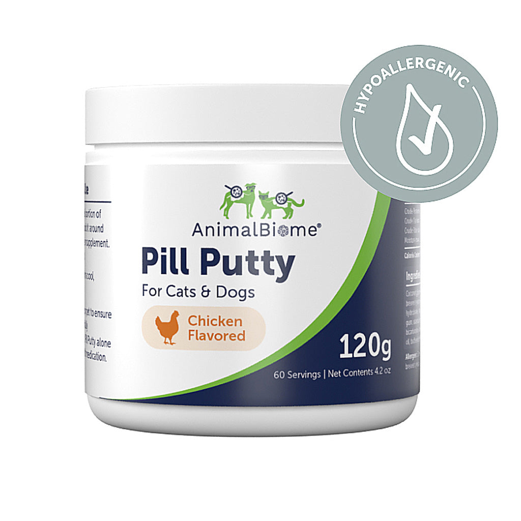Animal Biome Pill Putty for Cats & Dogs, 120-g