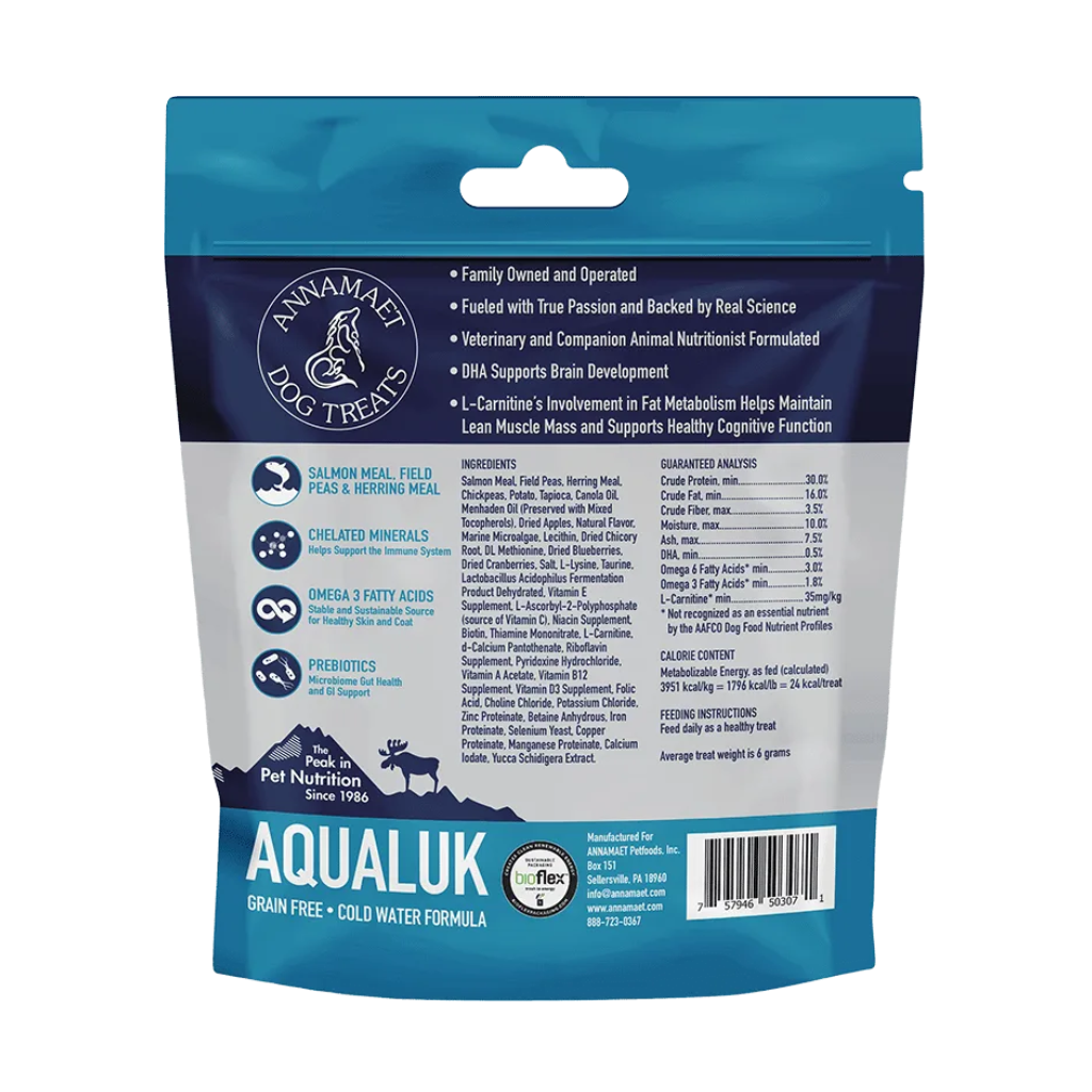 Annamaet Aqualuk Cold Water Fish Formula Grain-Free Oven-Baked Dog Treats (7 oz)