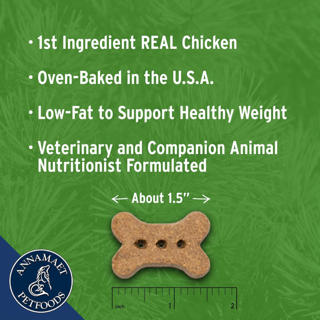 Annamaet Lean Low Fat Formula Grain-Free Oven-Baked Dog Treats (7 oz)